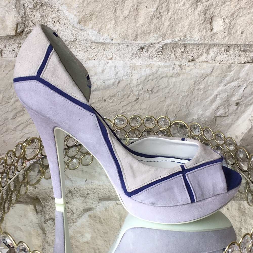 Top Heels Co Leslie Lilac Pep Toes